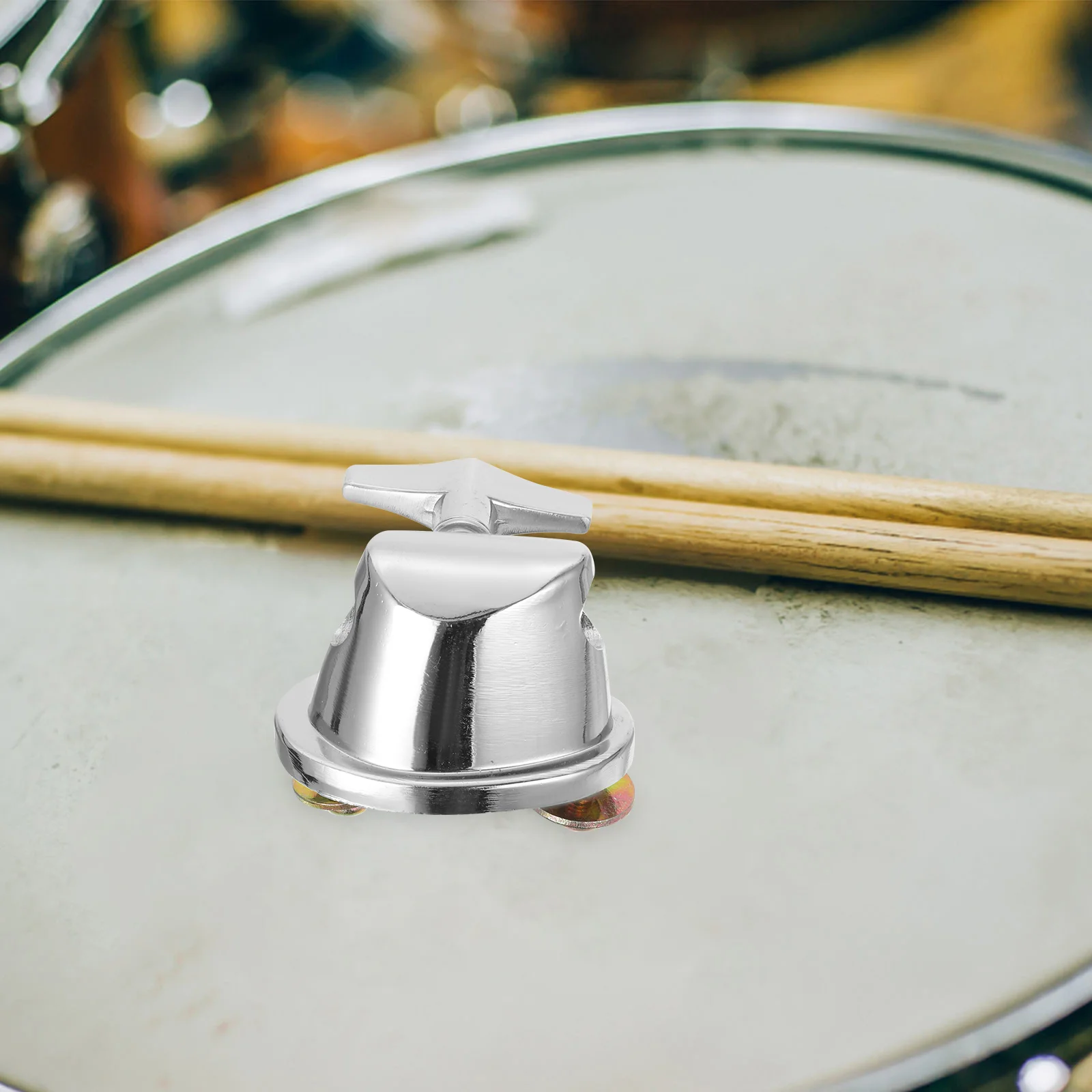 

Fall to The Ground Drum Tuner Metal Crown Pendants Silver Plated Iron Tom Leg Supply