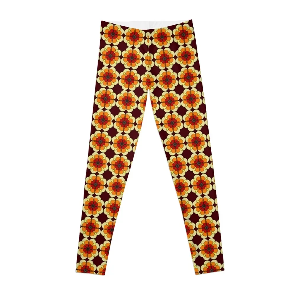 

Retro Marigold Leggings leggins push up woman joggers for Womens Leggings