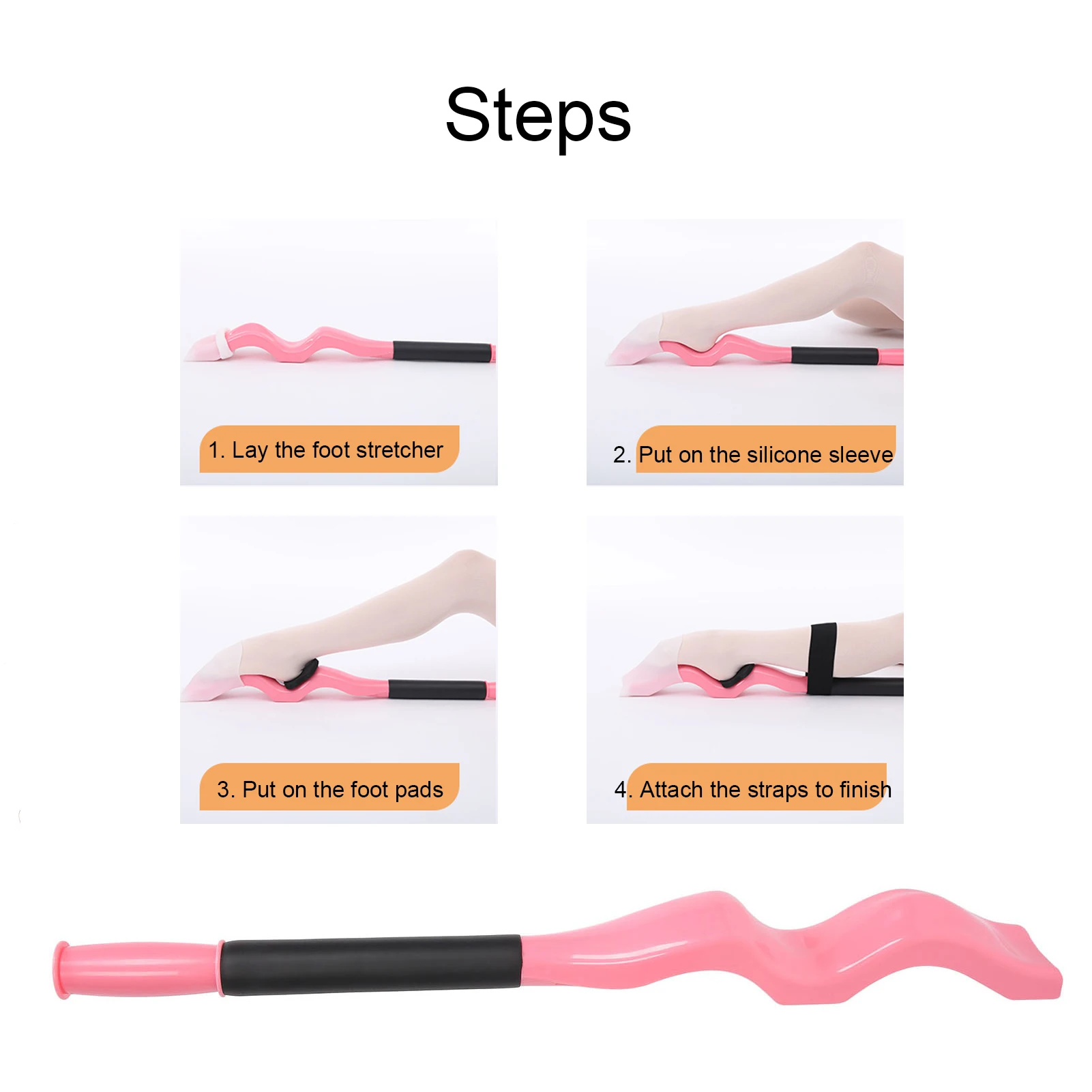 Dancer Foot Stretcher Foot Stretcher Professional Dancer Foot Stretcher Ballet Foot Stretcher Elastic Stretch Band Set with Bag