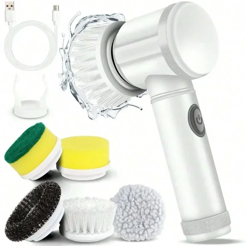 With-Electric-Spin-Scrubber-Replaceable-Brush-Heads-Power-Electric ...
