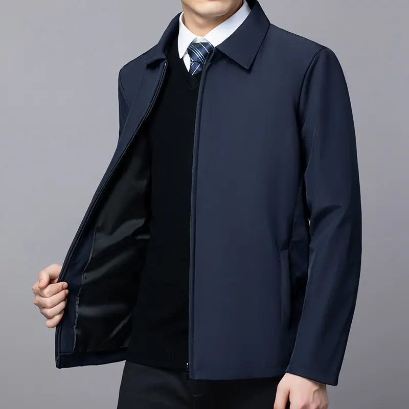 Las más nuevas chaquetas de primavera para hombres, Blazers sueltos informales, chaqueta fina de negocios para hombres, prendas de vestir exteriores para hombres, ropa Formal de otoño para hombres de lujo