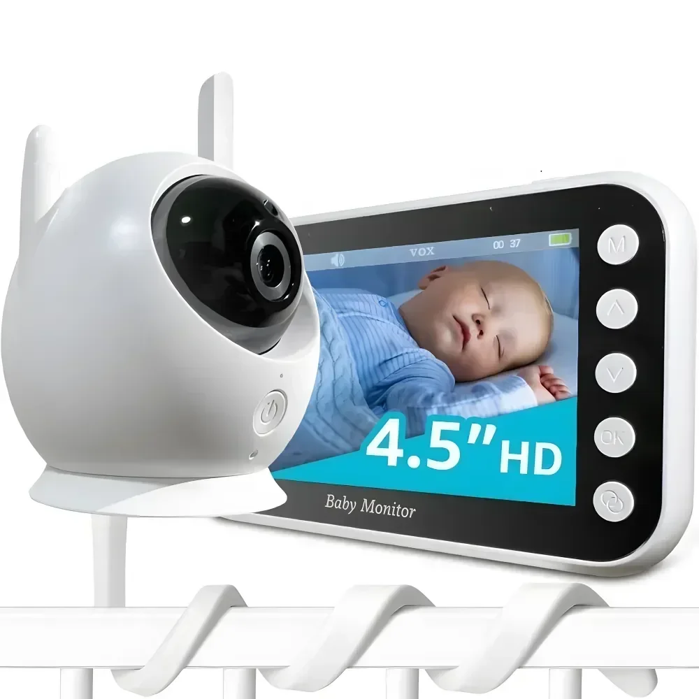 

4.3 Inch Baby Monitor With Camera Cry Babies 2X Zoom 2 Way Audio VOX Lullaby Babyphone New Born Baby Items Safety for Baby Sleep