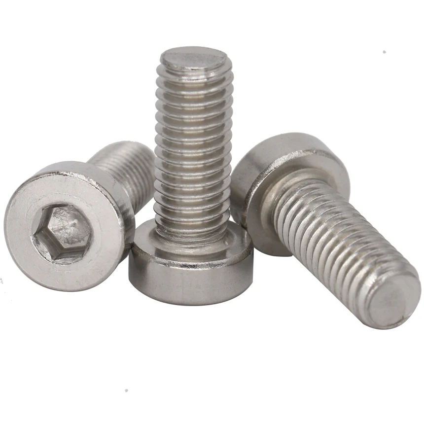 M6-6mm SKT BUTTON HEAD SCREW DOME HEAD ZINC PLATED 8MM UP TO 60MM LONG 