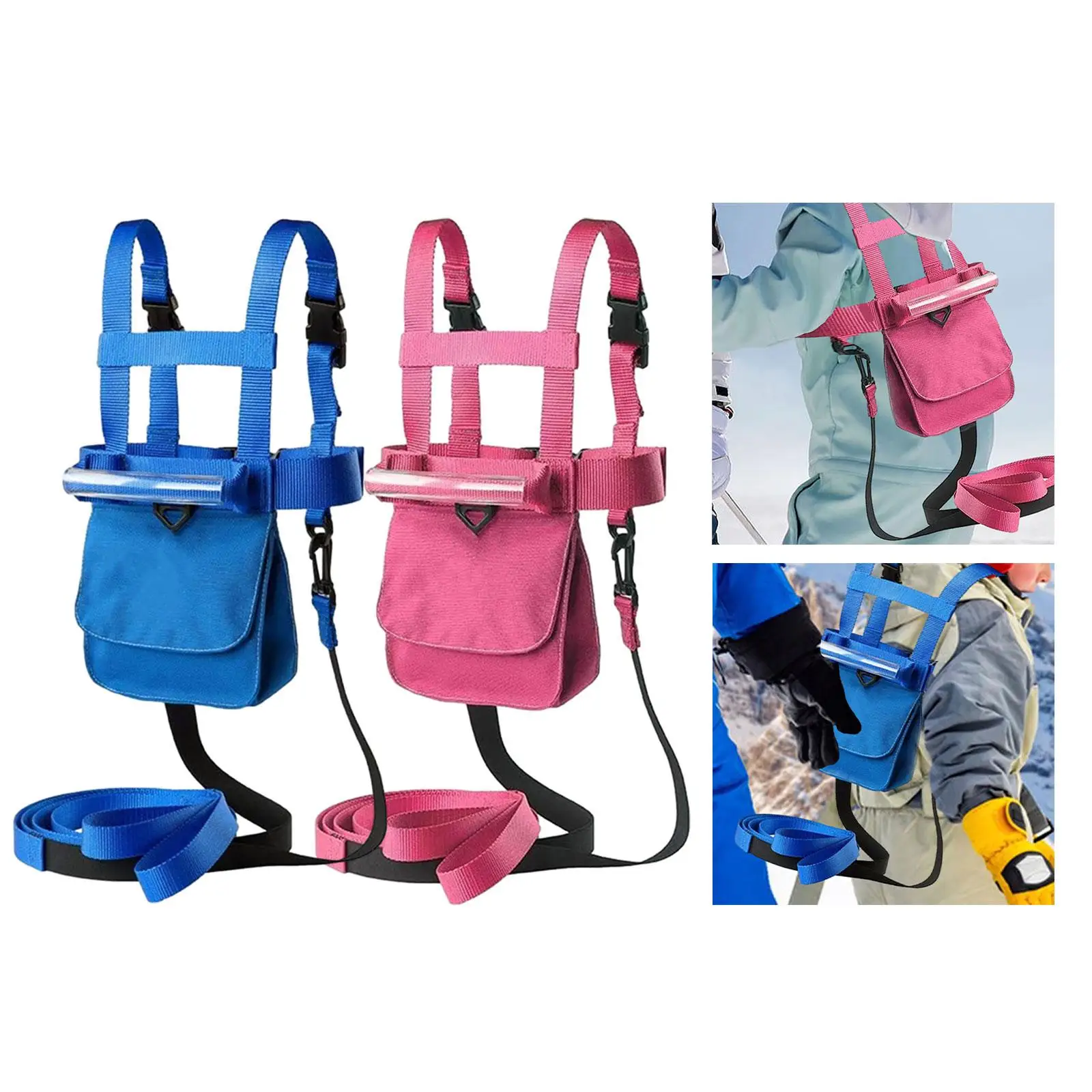 Kids Ski and Snowboard Harness Trainer Premium Ski Safety Belt Ski Training for Skateboarding Winter Sports Roller Skating