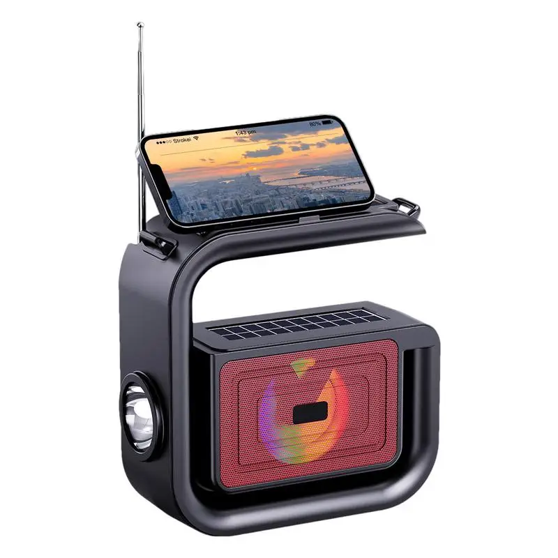 

Solar Speaker Solar Powered Outdoor Speaker Portable Outdoor Solar Powered Speaker For Living Room Home Bedroom