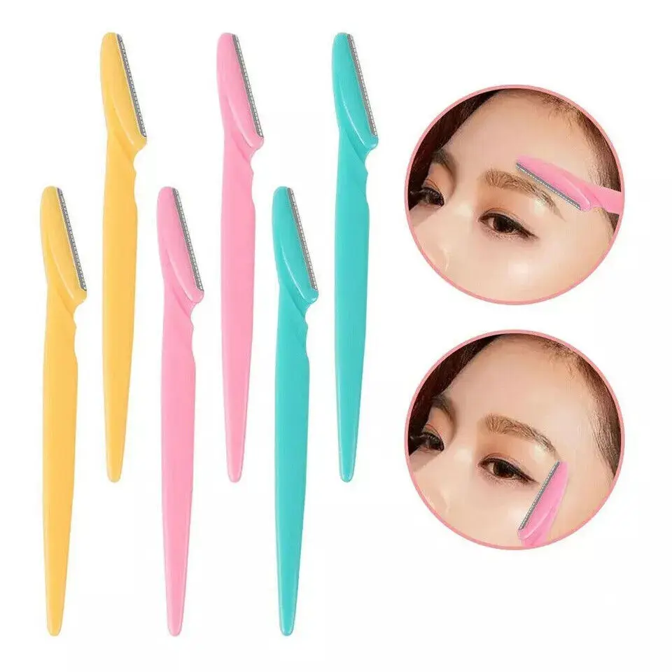 36Pcs Face Eyebrow Shaver Painless Portable Dermaplaning Facial Razor Trimmer 3