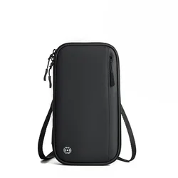 Durable & Waterproof RFID Travel Document Organizer and Passport Protector (Black)