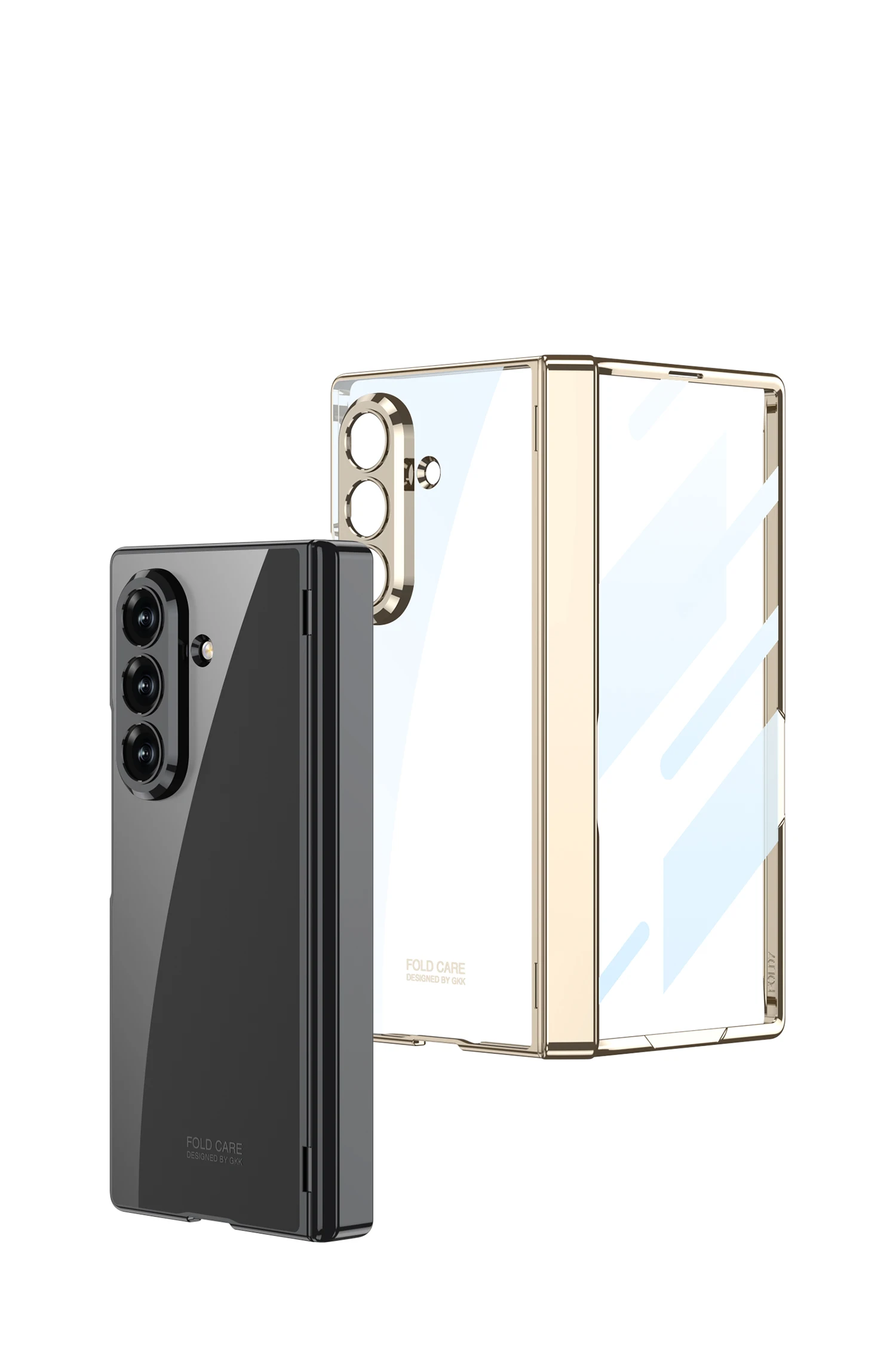 Magnetic Hinge All-included Case for Samsung Galaxy Z Fold 7 Outer Screen Glass