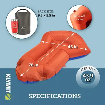 Light Inflatable Raft Packs Small for Backpacking 4