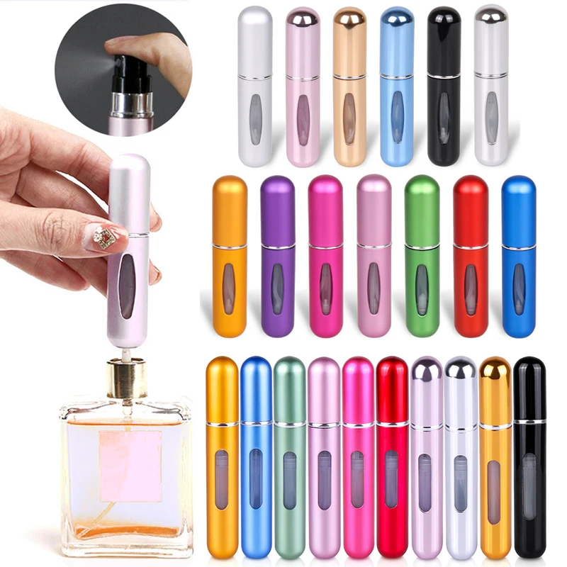 5ml 8ml Spray Bottle Perfume Bottles Refillable Rechargeable Perfumer Parfume Bottle Perfume