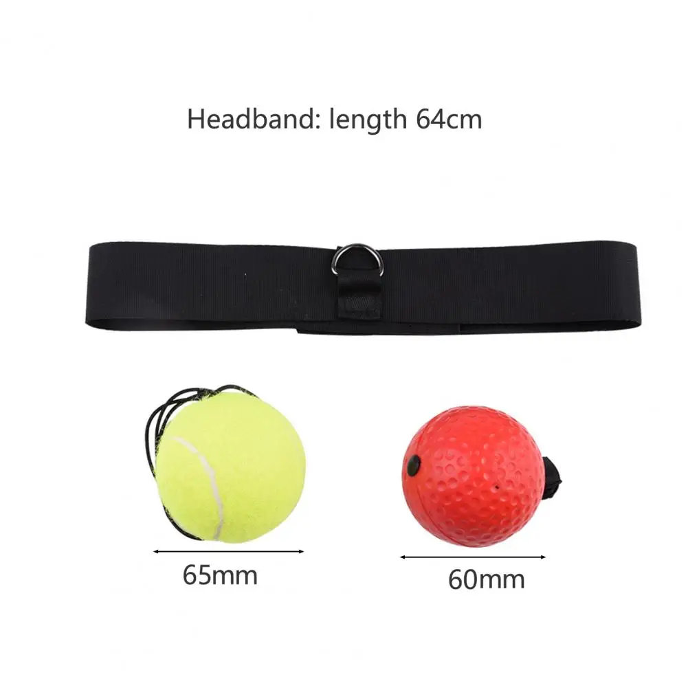 1 Set Headband Boxing Rebound Ball High Elasticity Flexibility Fitness Training Head Training Speed Boxing Ball Gym Use
