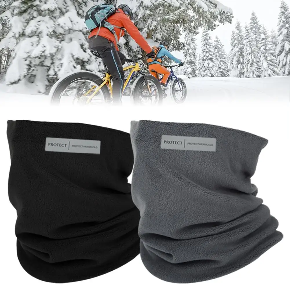 Face Mask Neck Warmer Winter Neck Warmer Gaiter Cold Weather Fleece Ski Half Proof Windproof Neck Face Cover Cold Gaiter Mask Half F K3X7