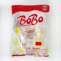 Transparent Bubble Bobo Balloons for Baby Shower, Wedding, and Birthday Party Decor, Set of 10/25/50 Pieces (Bobo)
