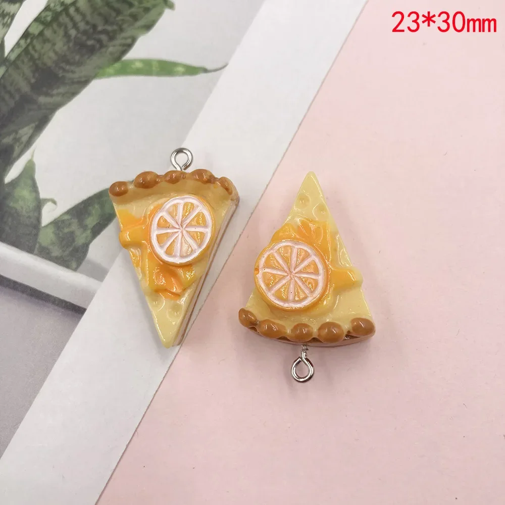 10Pcs Mini Cake Resin Charms for DIY Craft Earrings Necklace Bracelet Jewelry Making Accessories Flat back Cabochon Pendants