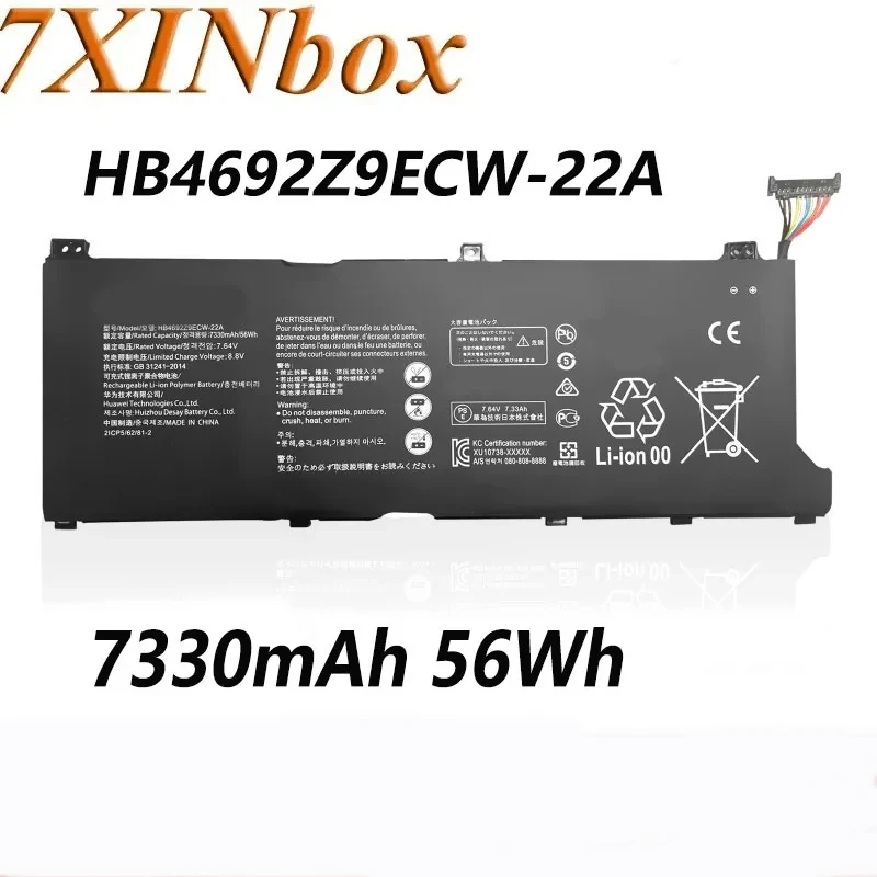 

Аккумулятор для ноутбука 7xinbox HB4692Z9ECW-22A 7330 мАч 56Wh для Huawei MateBook 14 2020/2021
