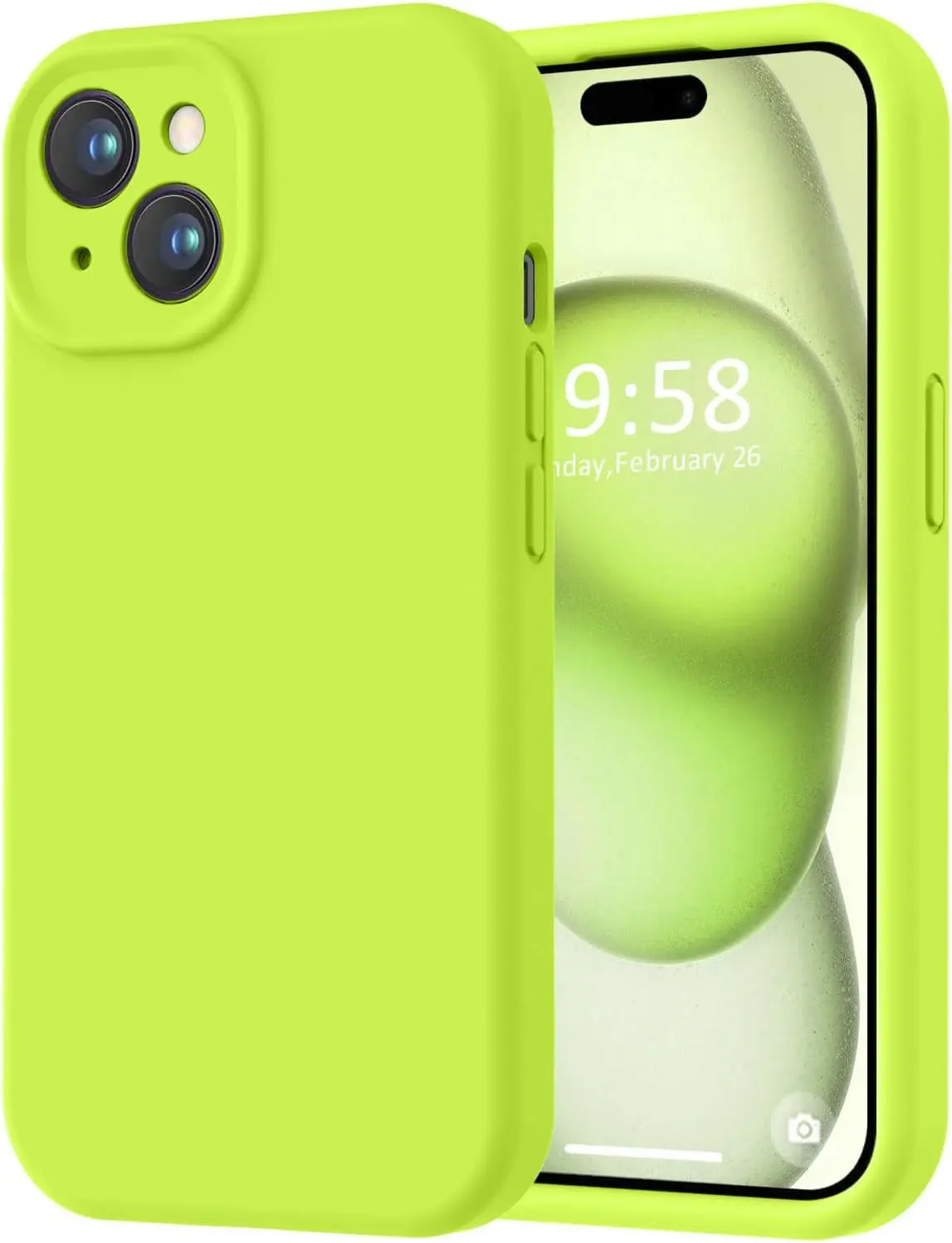 Premium Full Body Protective Phone Case - Liquid Silicone with Soft Microfiber Lining and Shockproof Design