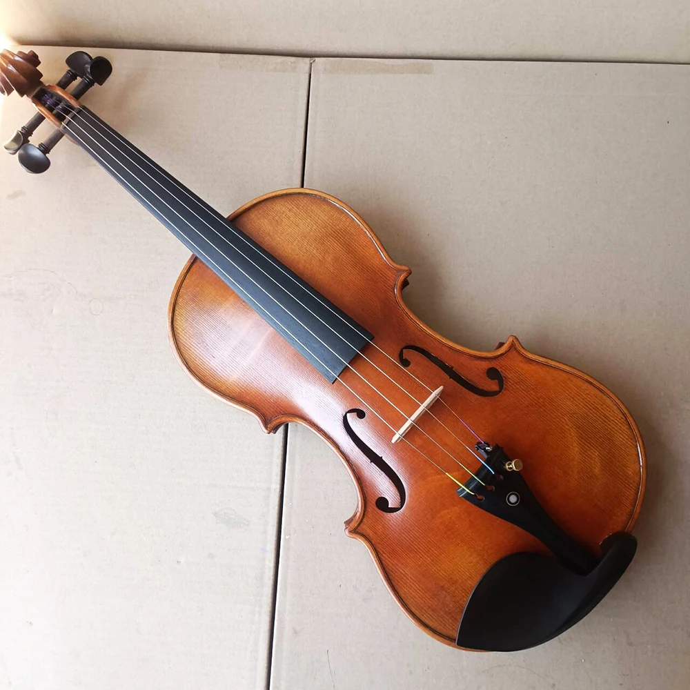 over 20 years Antonio Stradivarius tiger patterned maple violin 4/4 size Handmade Violin beginner professional Musical Instrumen