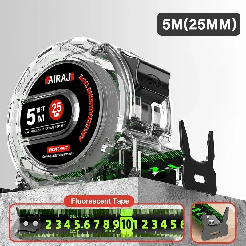 Tape Measure 5 Meters Precision Durable Measuring Ruler Measuring Tape Precise Clear