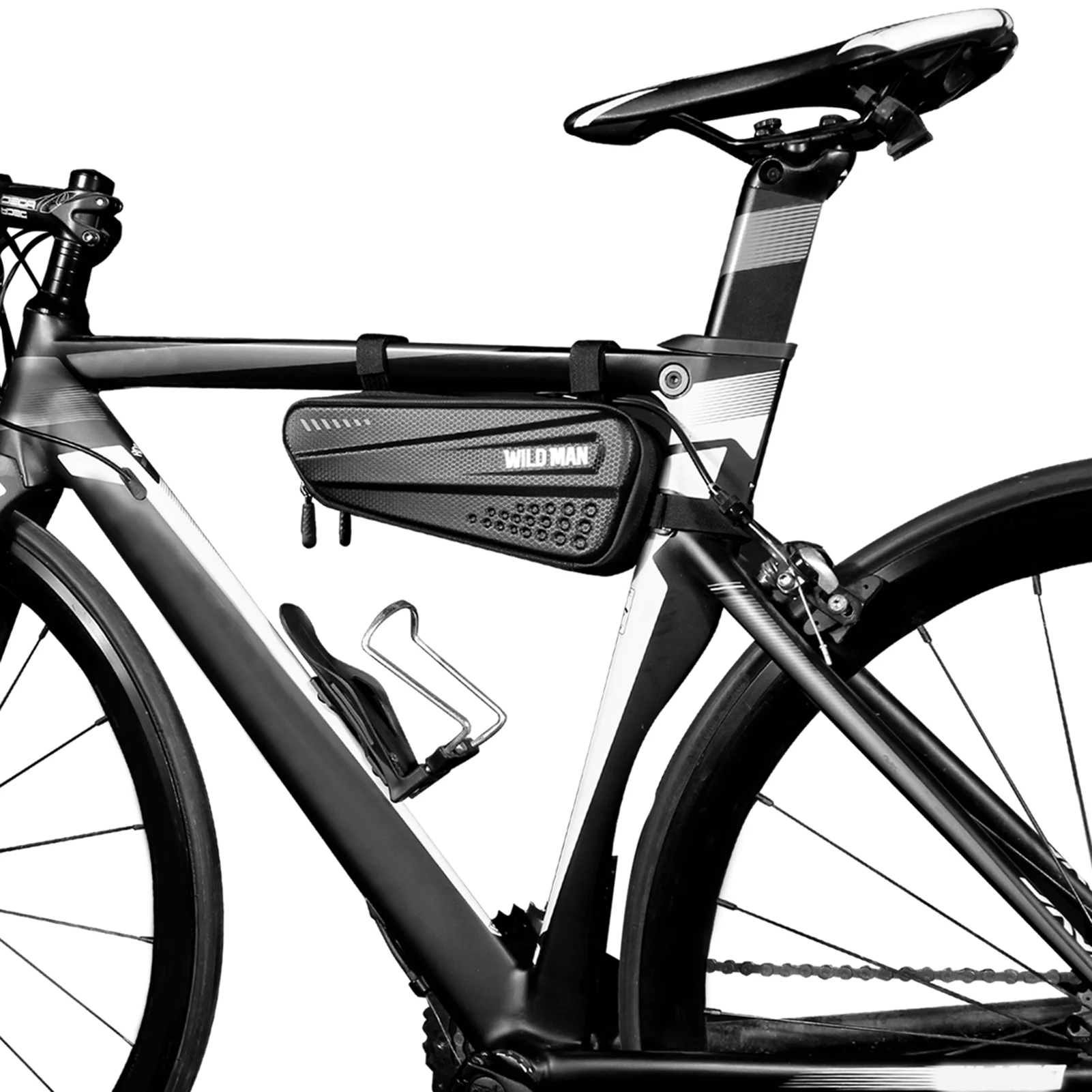 Bicycle Top Tube Bag Waterproof Hard Shell Bicycle Frame Bag Road Mountain Bike Storage Case Cycle Pouch Bicycle Accessories