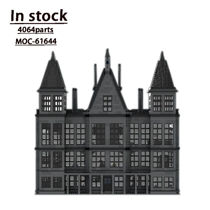 

MOC-61644 City Street View Malfoy Manor(Big Version) Assembly Splicing Building Block Model4064Building Block Parts KidsToy Gift