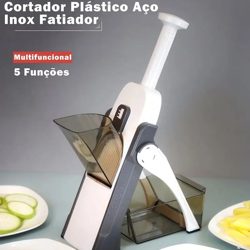 Multifunctional Vegetable Cutter, 5-in-1 Vegetable Cutting Machine