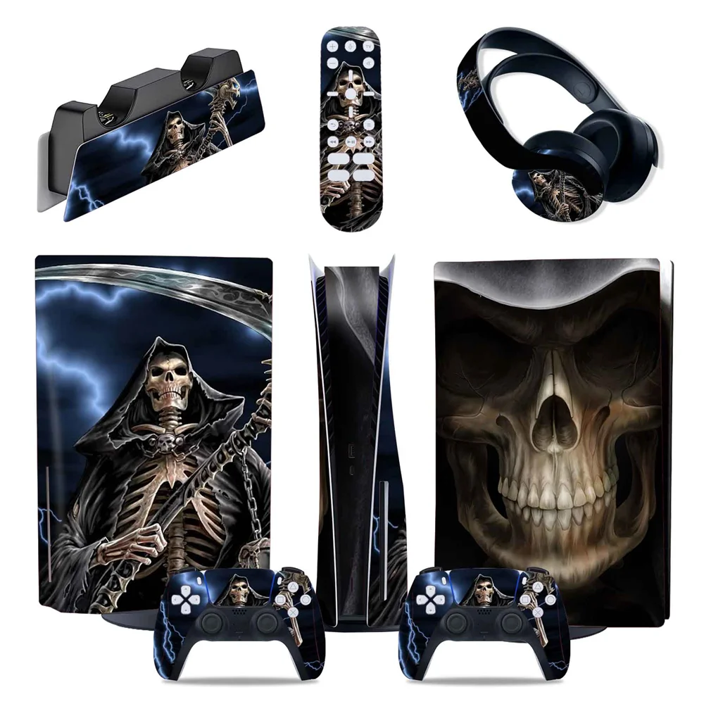 Per Console Ps5 5 In 1 Skin Versione A Disco Autocollants Ps5 Aufkleber Compatibile Con Pegatinas Ps5 Control Adesivi Ps5 Zubehr