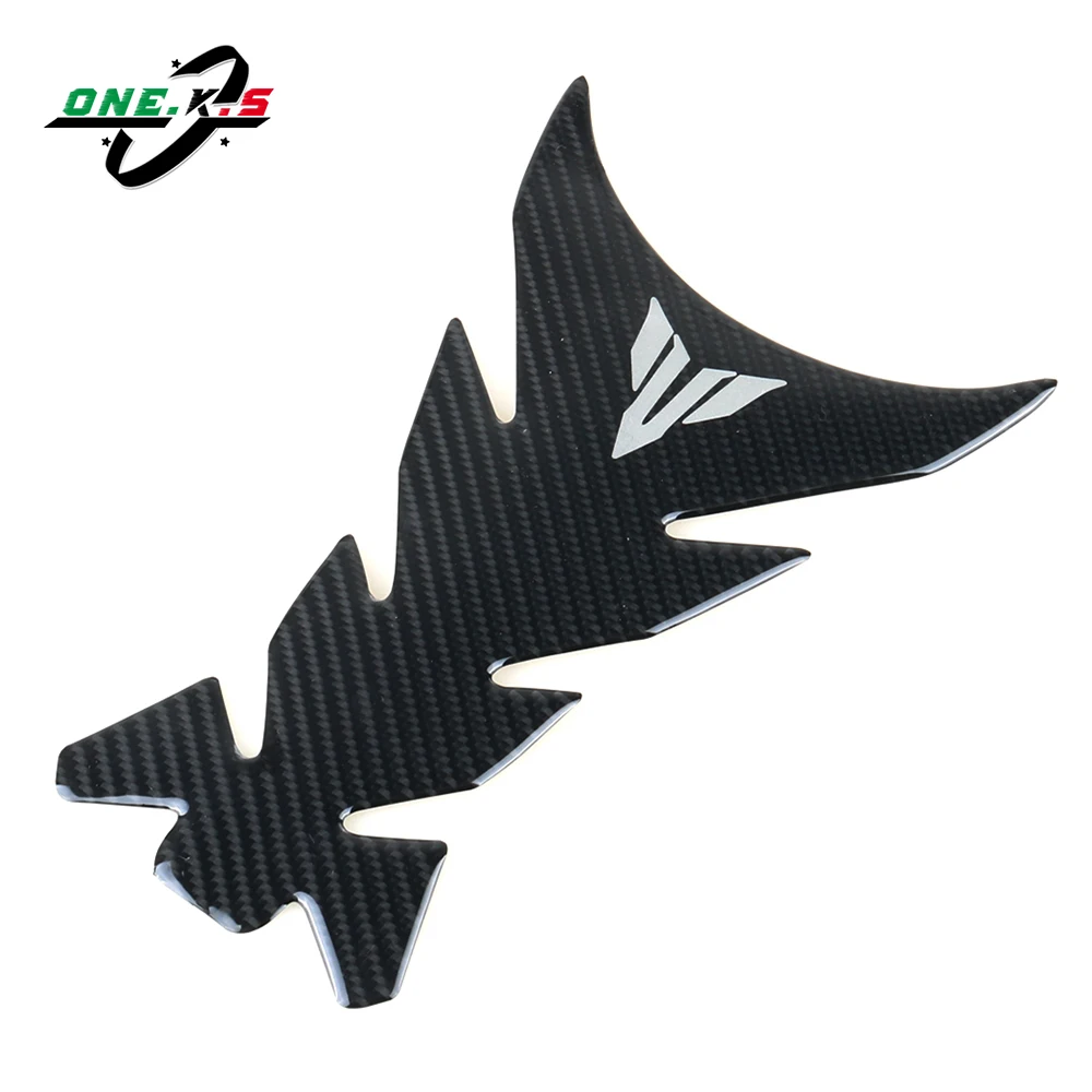 For YAMAHA MT125 MT25 MT03 MT07 MT09 MT10 Fuel tank Sticker 3D Carbon Look MT 125 25 03 07 09 10 Tank Pad Protector Decal