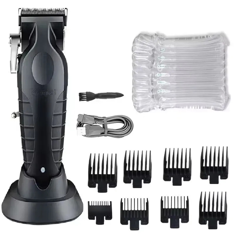 Kemei المهنية مقص الشعر للرجال قابل للتعديل اللحية...