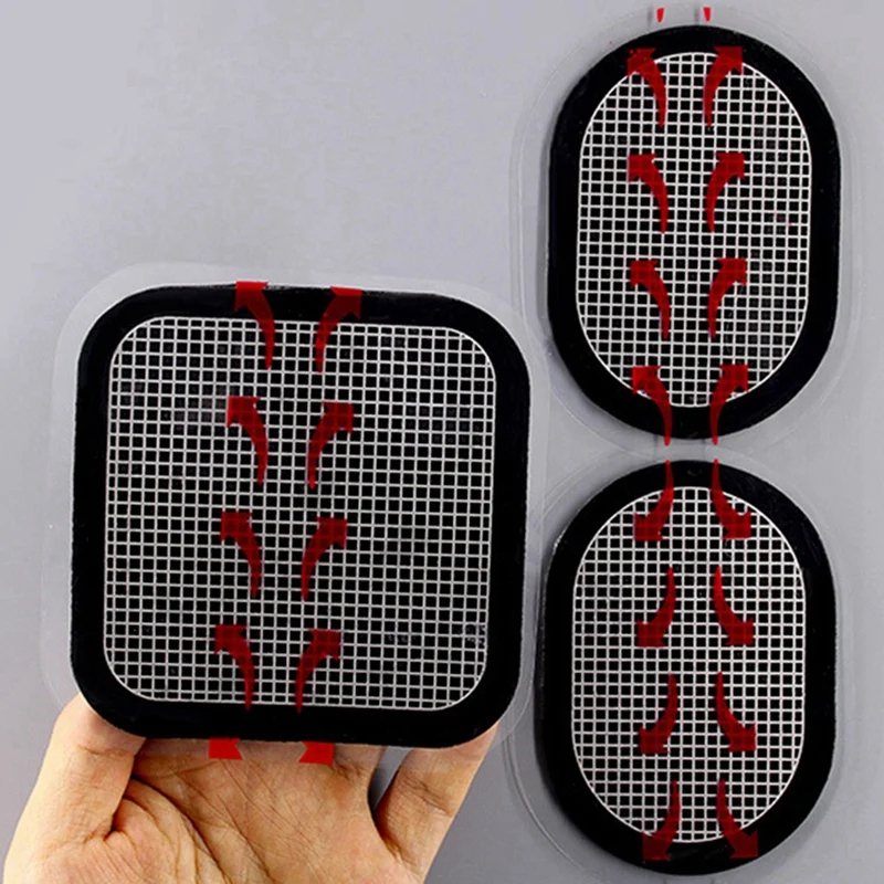 6 Pair EMS Eletric Muscle ABS Trainer Abdominal Toner Replacement Gel Sheet Pads Belt Patch For Fitness Abdominal Belts