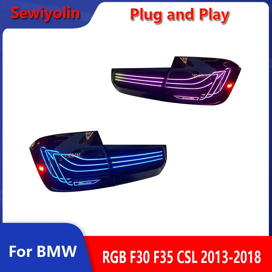 

Car Accessories For BMW 3 Series F30 F35 F80 M3 CSL 2013-2018 RGB Led Tail Lights Sequential Turn Plug And Play DRL Signal