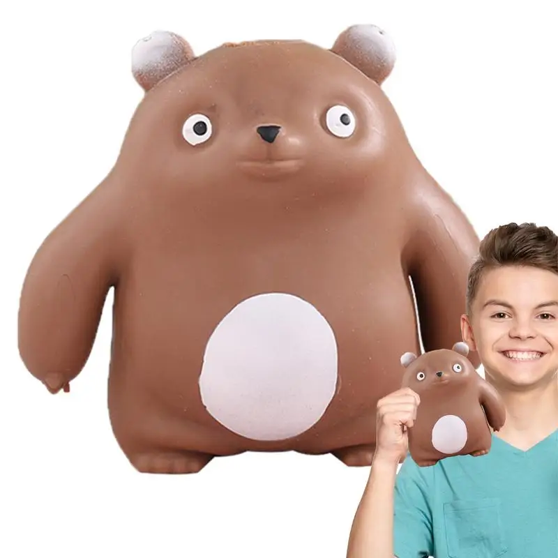 

Stretchy Bears Bear Squeeze Toys Travel-Friendly And Comfortable To Touch Cretive Gifts For Classroom Camping Restaurant Home