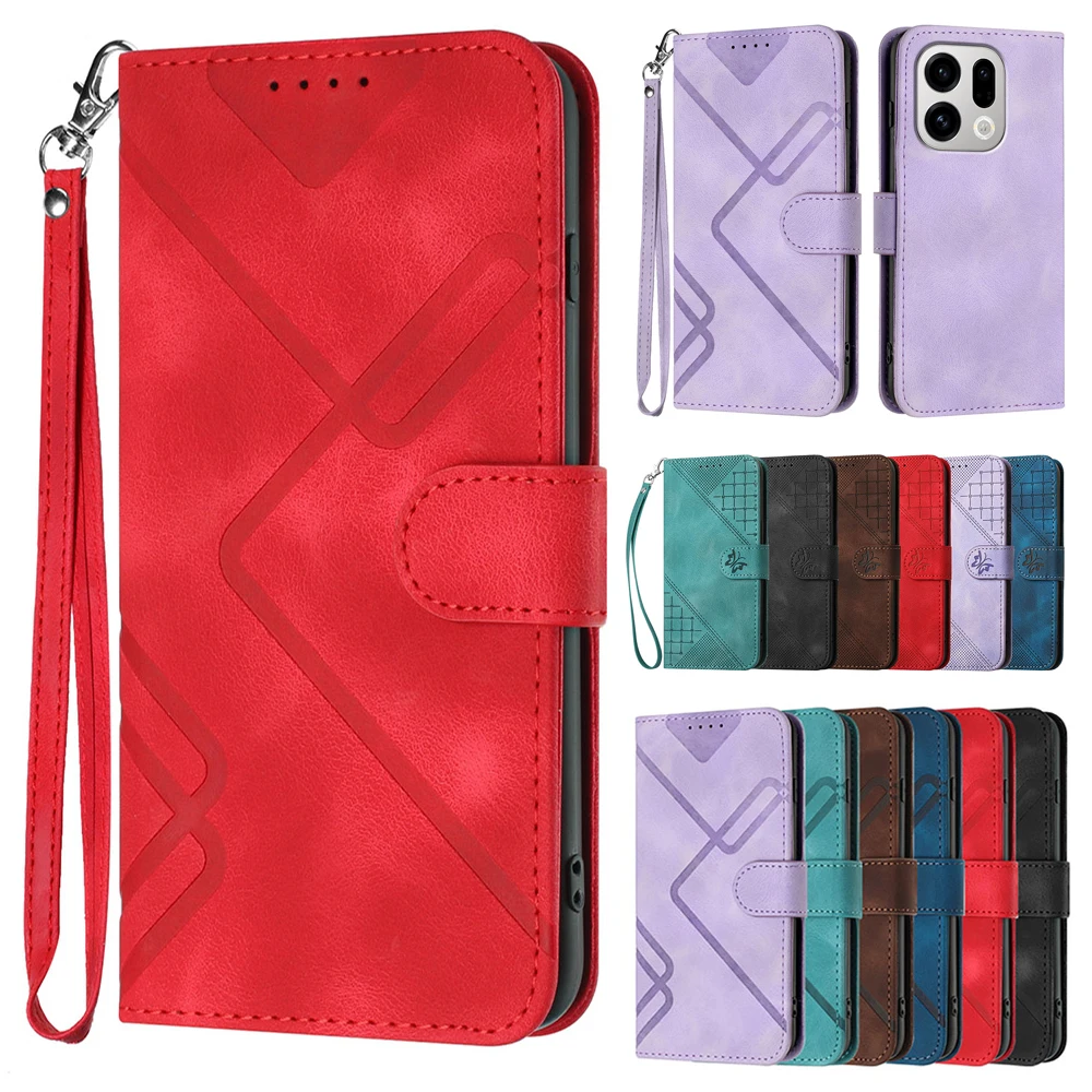 Luxury Leather Phone Case with Card Slot & Flip Wallet Design