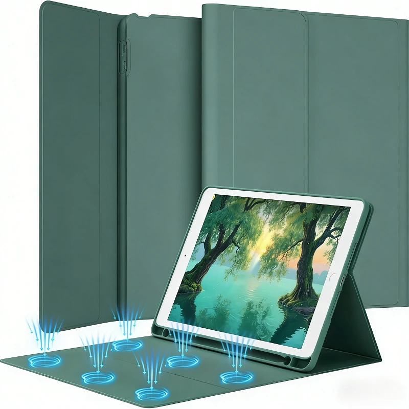Magnetic Slim Protective Leather Tablet Case Cover
