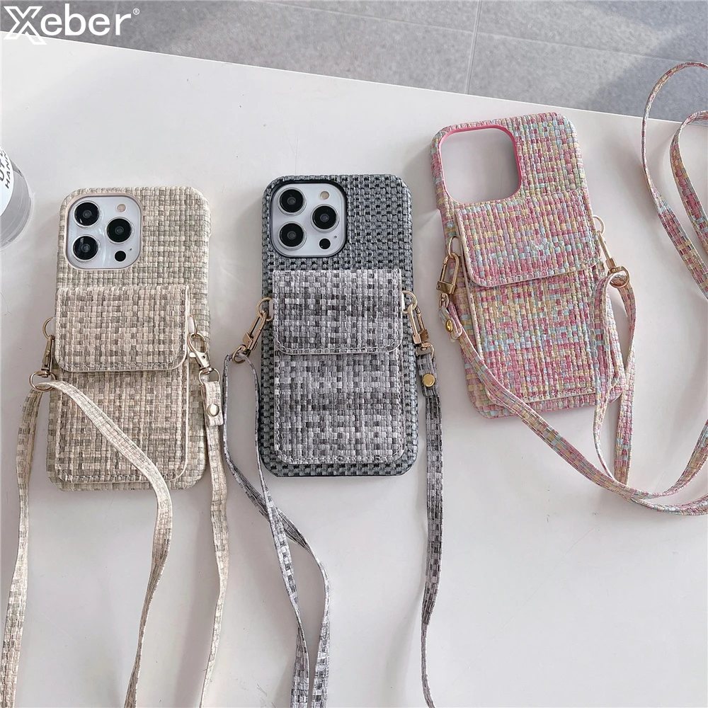 Crossbody Phone Case Card Holder  Phone Case Wallet Strap - Luxury Wallet  Bag Phone - Aliexpress