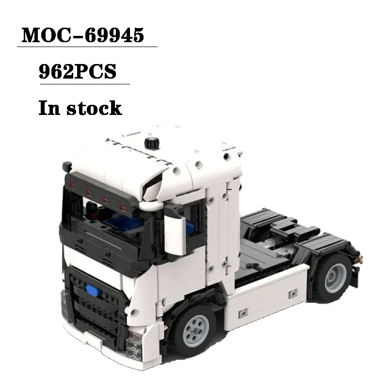 

MOC-69945 Semi Trailer Trailer Truck Front F-Max Splicing Block Model 962PCS Children Boy Birthday Christmas Toy Gift Ornaments