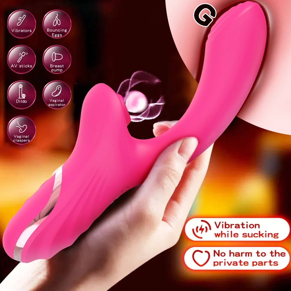 

G-Spot Vibrator Female 20 Modes Powerful Clit Clitoris Sucker Vacuum Stimulator Dildo Sex Toys for Women Adults Goods 18+