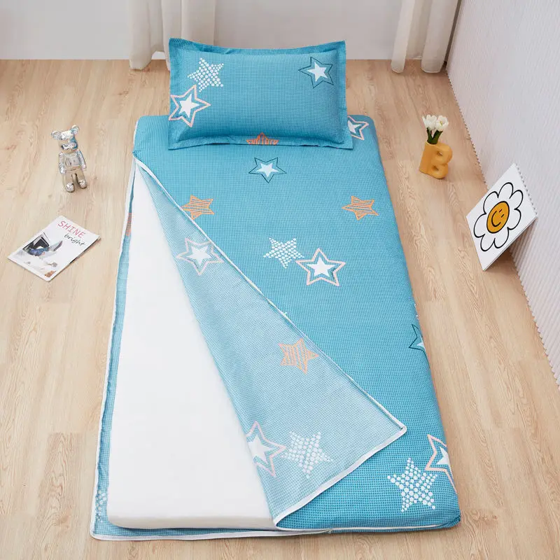 WOSTAR Fully enclosed two-way with zipper mattress protector cover couple/baby single double bed sheet protection pad king size 1