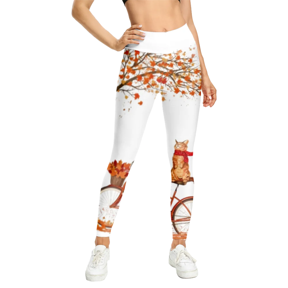 

Cute Cat Print Pants Sexy Leggings Women Pants Fashion High Waist Seamless Leggings Girl Gym Yoga Pants Butt Lift Outfit Clothes