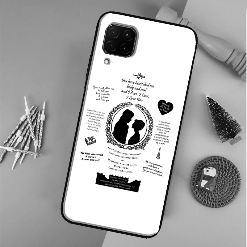 Elegant Pride and Prejudice Themed Phone Case