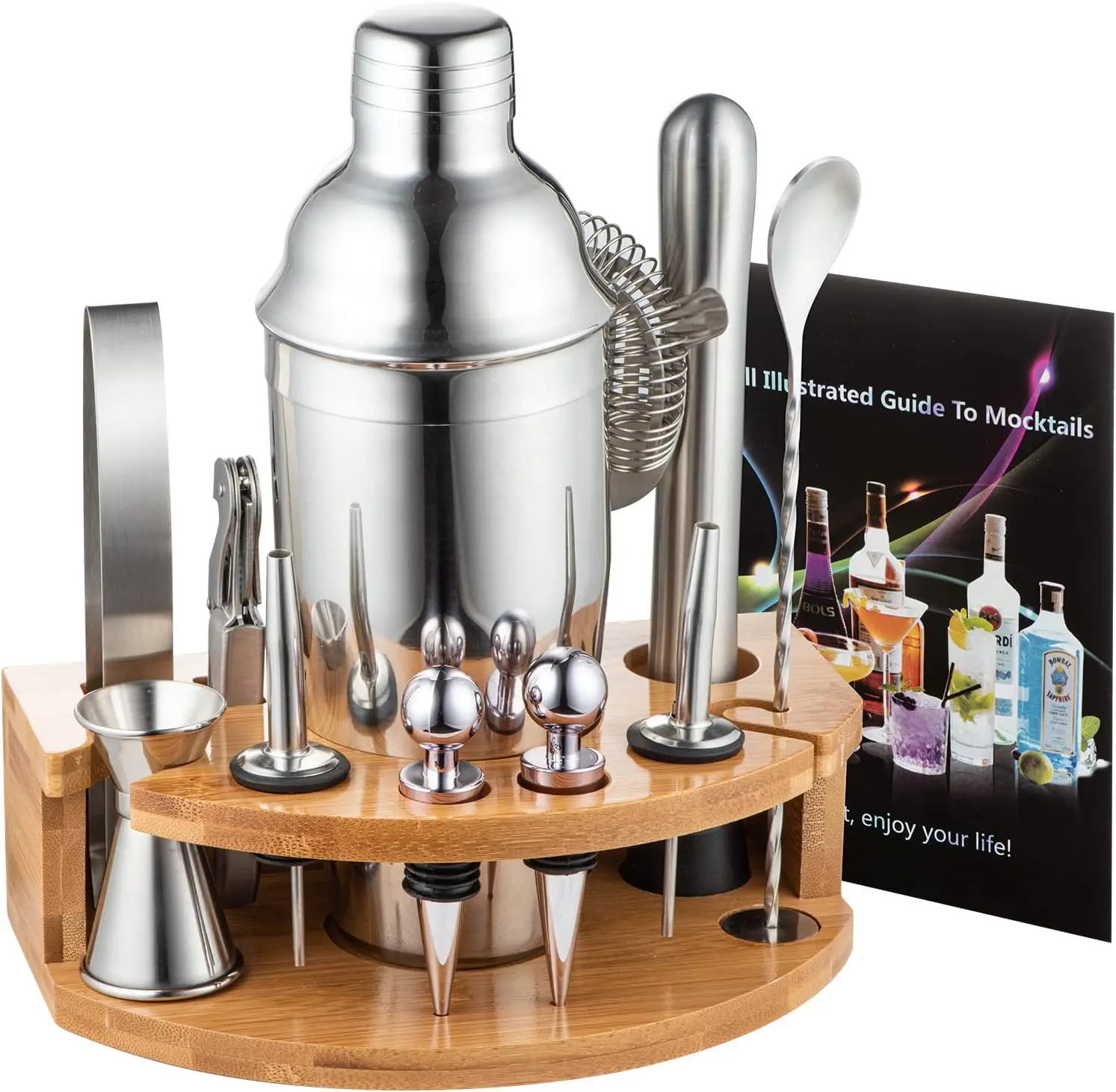 カクテルシェイカーセット ステンレス鋼のカクテルキットシェーカー