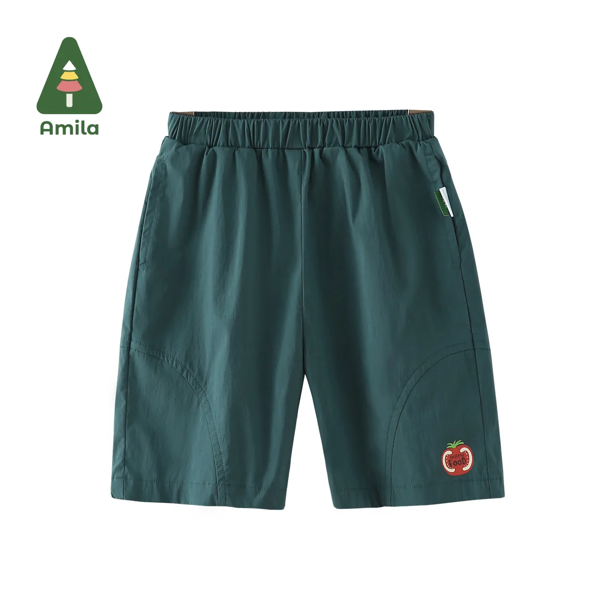 Baby Shorts Amila Baby Cropped Trousers Summer Cotton Girls Boys Clothes Fashion Casual Baby's Bottoms Pants 0-6 Years