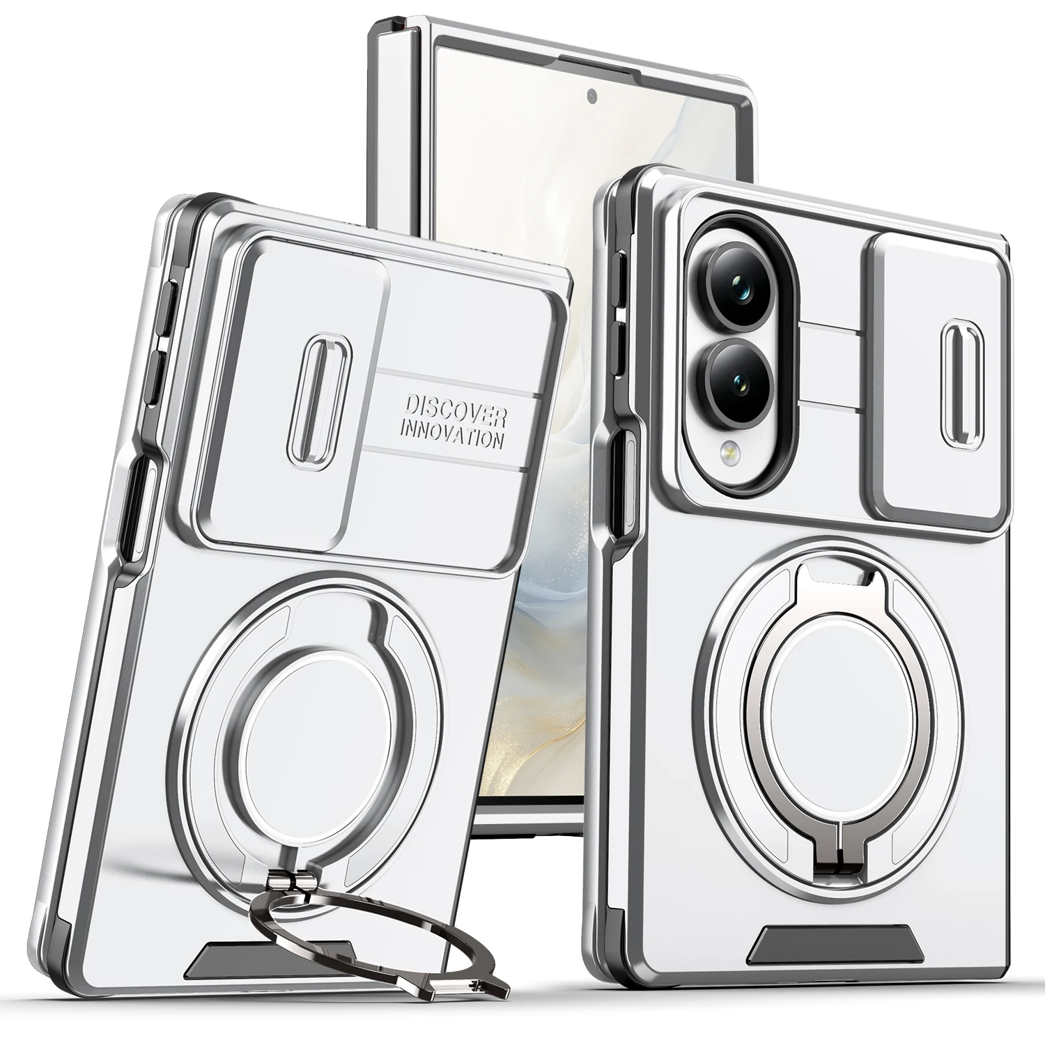 360 Degree Rotating Magnetic Bracket Phone Case