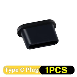 Multi - Pack Charging Port Dust Plug & Cleaning Brush Set - Universal Fit (Type C Plug - 1PCS)