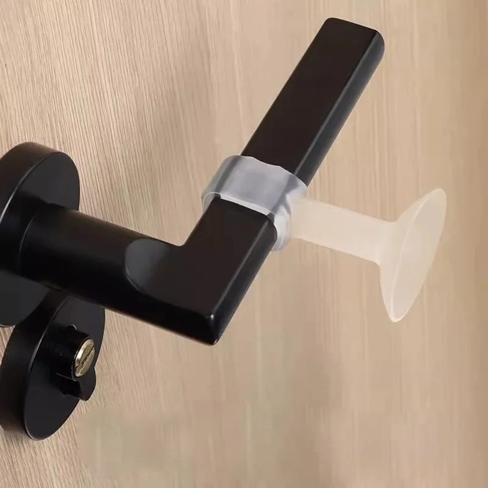 Transparent Anti-Collision Door Stopper with Mute Shock Protection