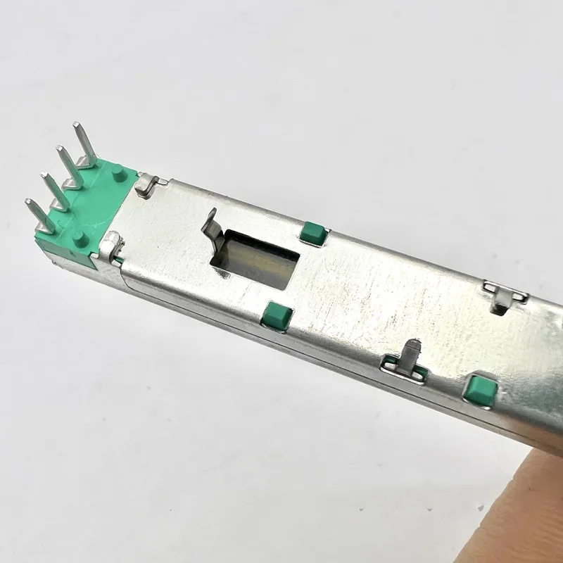 Potentiometer Kit 1pcs Straight slip potentiometer A103 A10K 6Pin Total length 128mm Mixing console volume putter