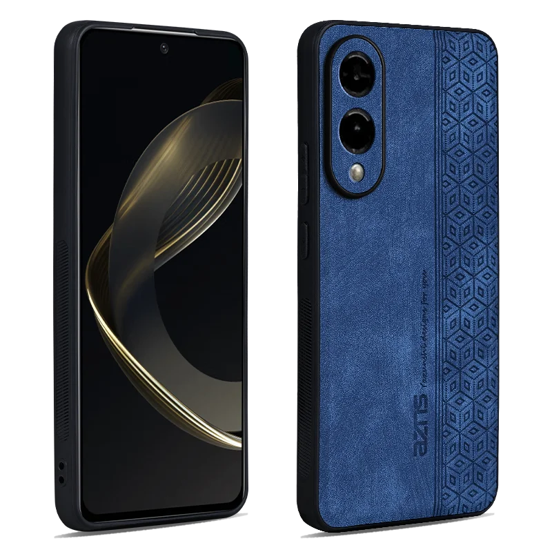 Samsung Galaxy S25 Edge Shockproof PU Leather Back Cover Case - Skin Feel Soft Design