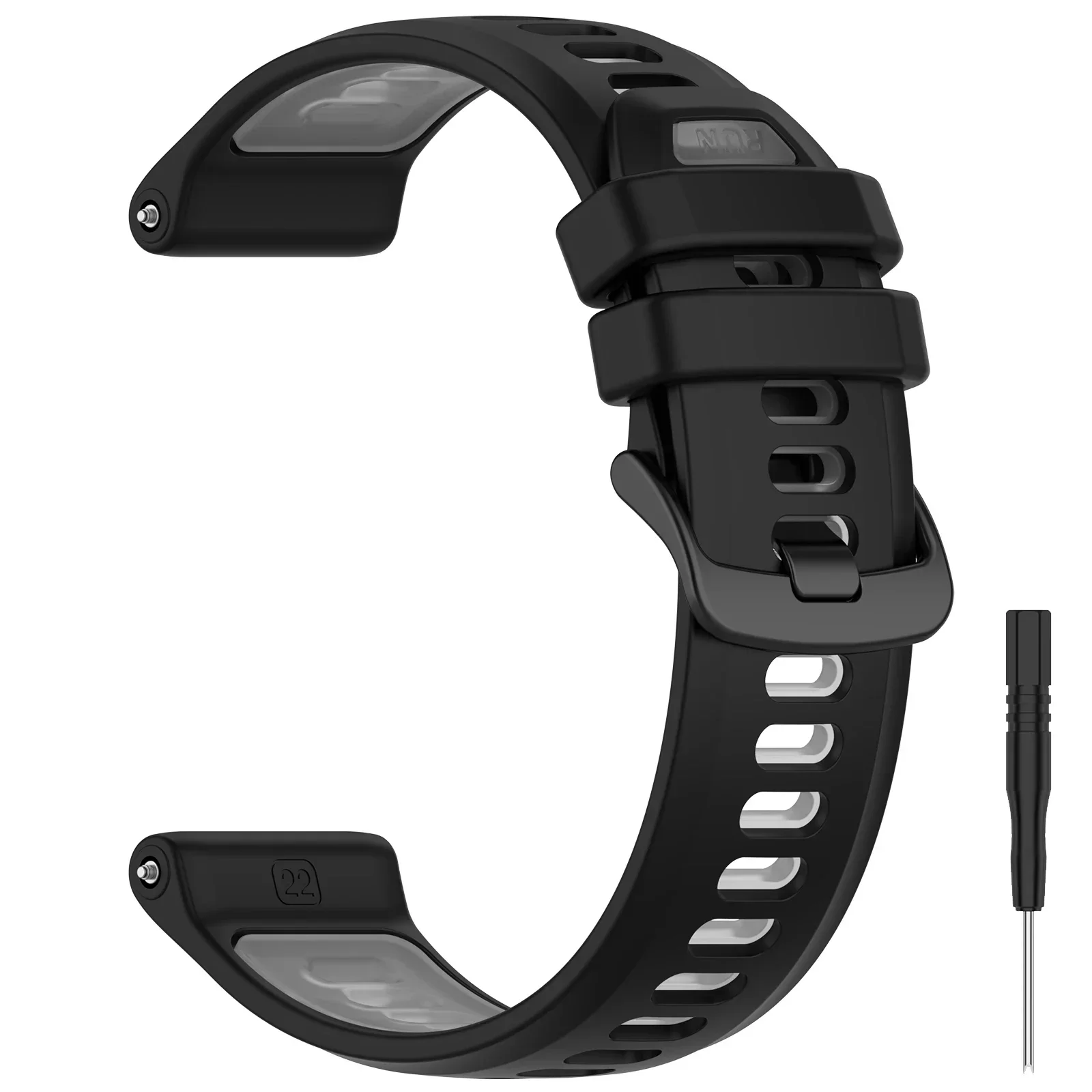 Two-Tone Breathable Silicone Sports Wristband