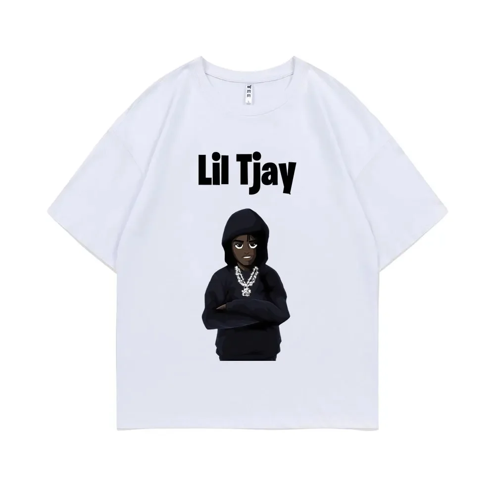 

Best Famous Rapper Lil Tjay Cartoon Graphic PrintT Shirts Men Hip Hop Oversized Eu Size Tshirt Short Sleeve Fashion Male T-shirt