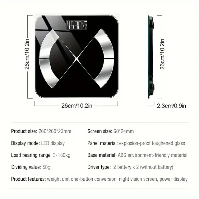 Digital Body Weight Scale 6