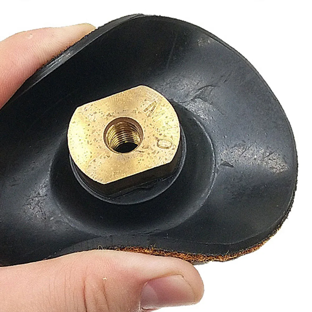 

3/4 Inch Rubber Backing Pad Polishing Grinding Disc Backing Holder M10 M14 Thread Hook And Loop For Angle Grinder